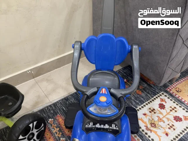 كرسي طعام أطفال  سيارة أطفال  دراجة أطفال  مشاية فيها مستويات  مرجيحة