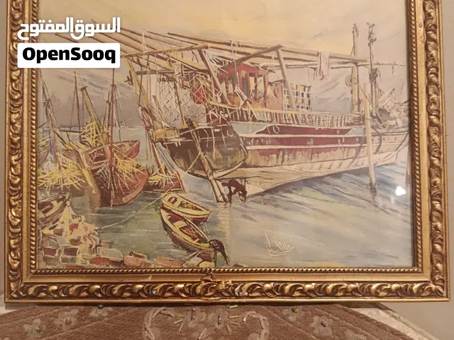 لوحتان فنية تراثية نادرة  من التسعينات لمحبي التراث السعودي