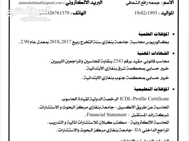 مراجع ومحاسب قانوني