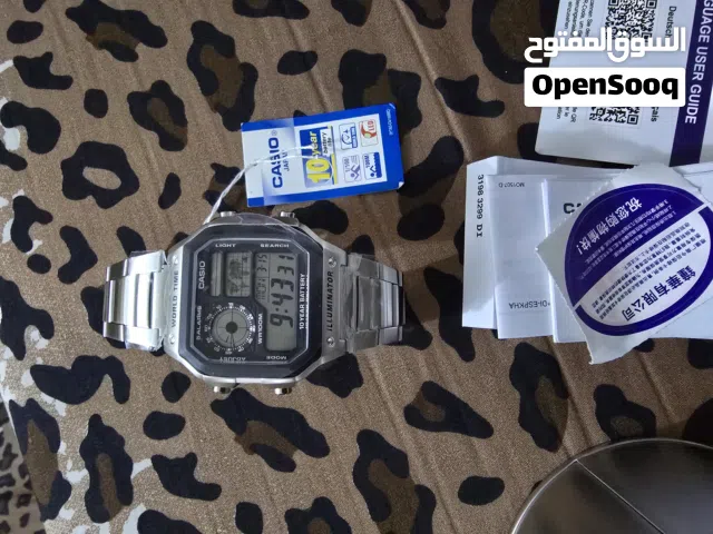 Casio Collection AE-1200WHD- 1AJF Men's Wristwatch, Silver