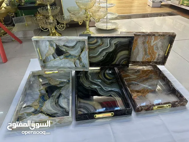 طقم صواني رخامي
