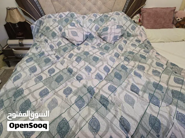 لحاف فايبر كبير مقاس 225×210 وش ساده وش مشجر قماش تركي