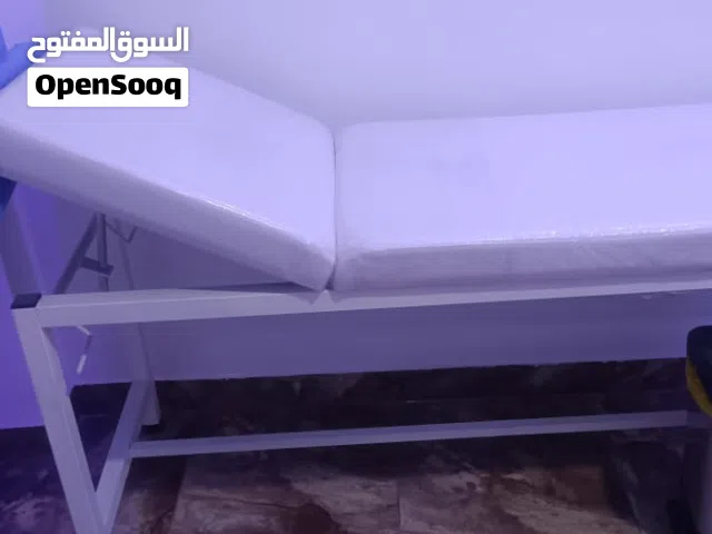 سرير عيادة طبي + طاولة ستانل