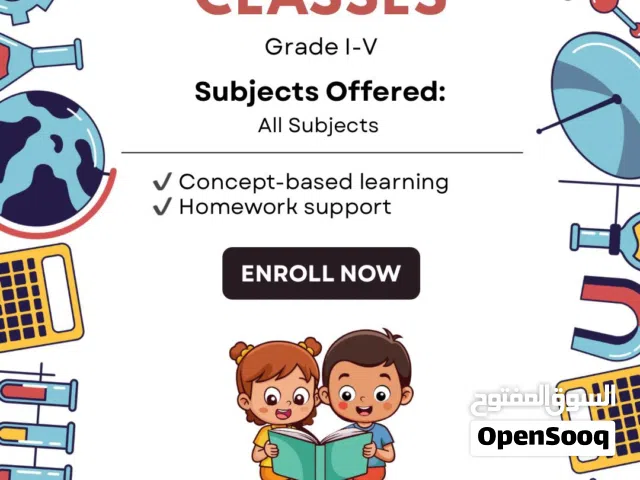 Tuition classes  Area : Hidd