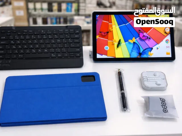 Tablet POPO  6GB RAM +128GB  Deal – FREE Keyboard, Handfree & Pen ,Cover