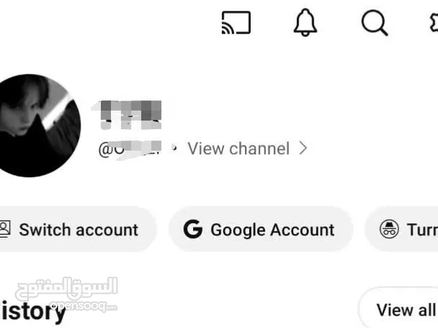 للبيع YouTube مع النكات اللي فيها القناه مسحوب عليها خمس سنوات