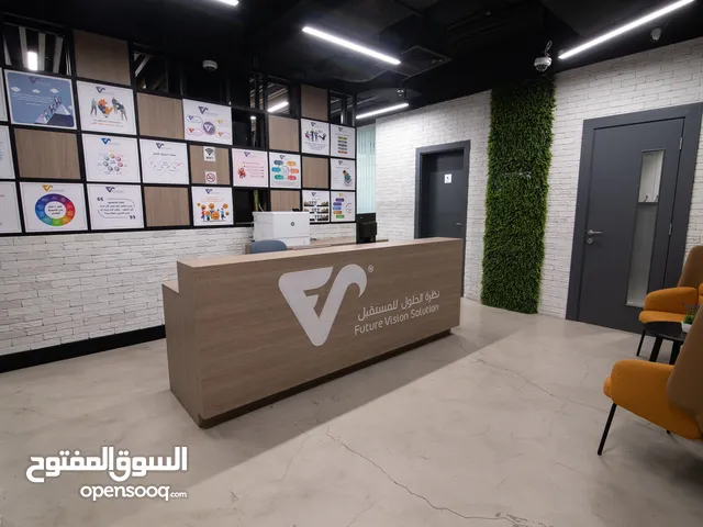مكاتب مؤثثه للإيجار الشهري والسنوي بموقع ممتاز (التحليه)
