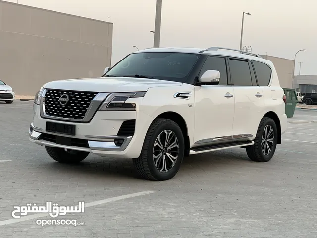 للبيع نوع: نيسان باترول LE تيتانيوم خليجي : خليجي المسعود موديل: 2023