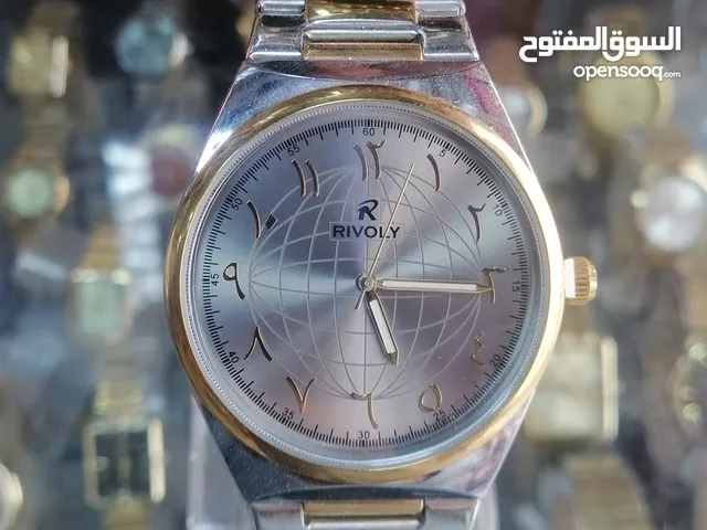 Rivoli Classic Globe Dial Stainless Steel Men's Watch