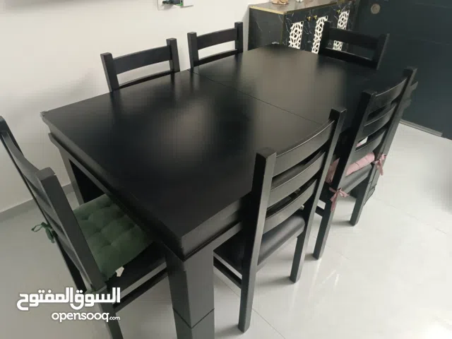 طاولة سفرة خشب زان ثقيل