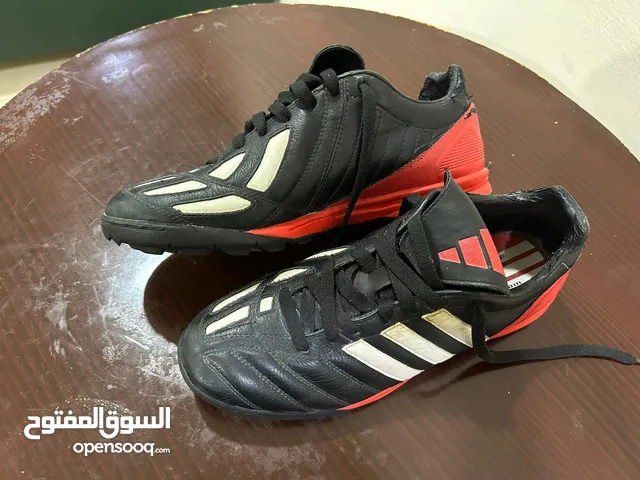 The black and Red Adidas trainers size 42