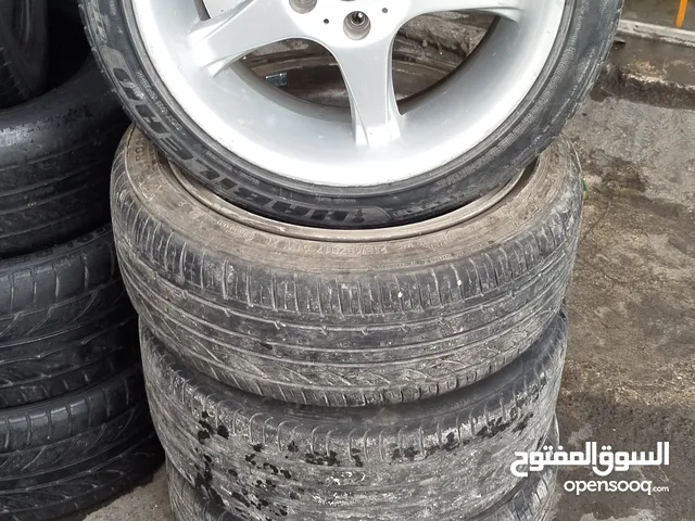 جنط 17 شبه جديد مع جوز كوشوك جديد