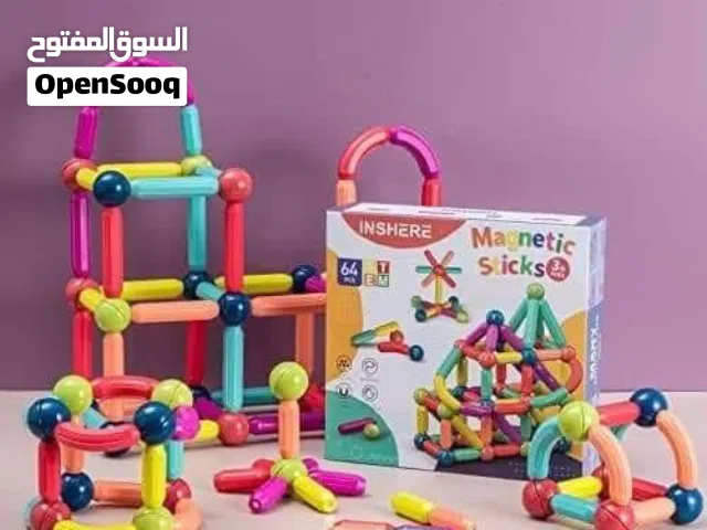 تركيبات مغناطيس لعبه تعليمية وترفيهية في نفس الوقت للطفل بيكون بيها اشكال عن طريق