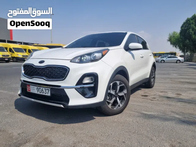 2021-KIA-SPORTAGE LX White كيا سبورتاج 2021 للبيع في ابوظبي