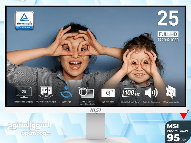 24.5" MSI monitors for sale in Amman