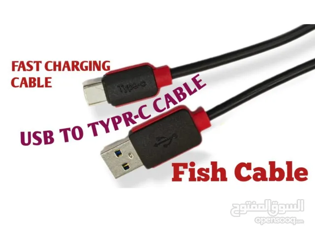 USB Type-C Fish Cable 1.2 m Super Durable High Speed Type-C USB