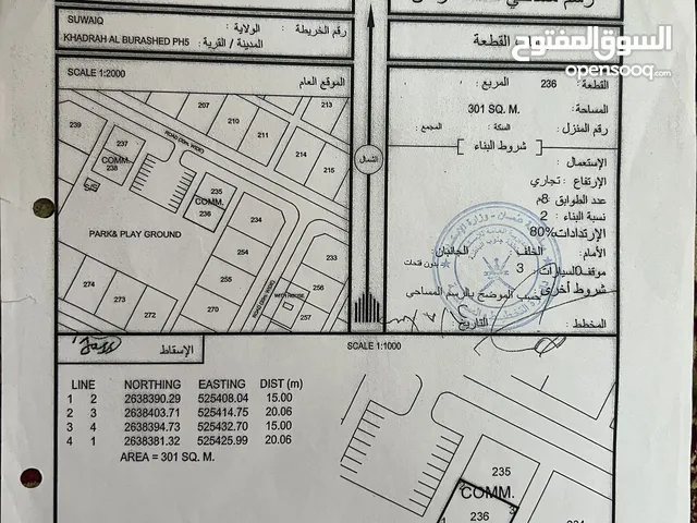 Commercial Land for Sale in Al Batinah Suwaiq