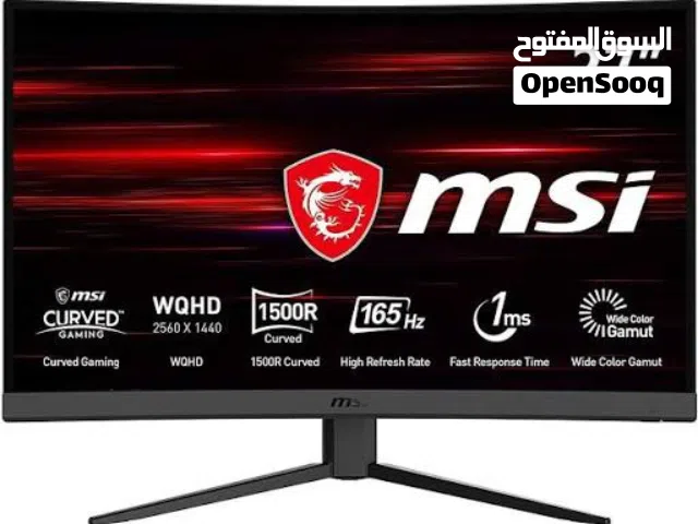 شاشة msi gaming curved او منحنية