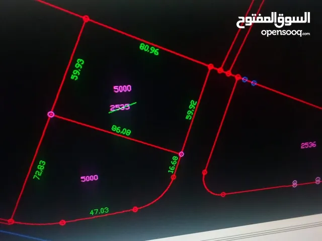 قطعة ارض للبيع على طريق المطار وعلى شارع عمان التنموي