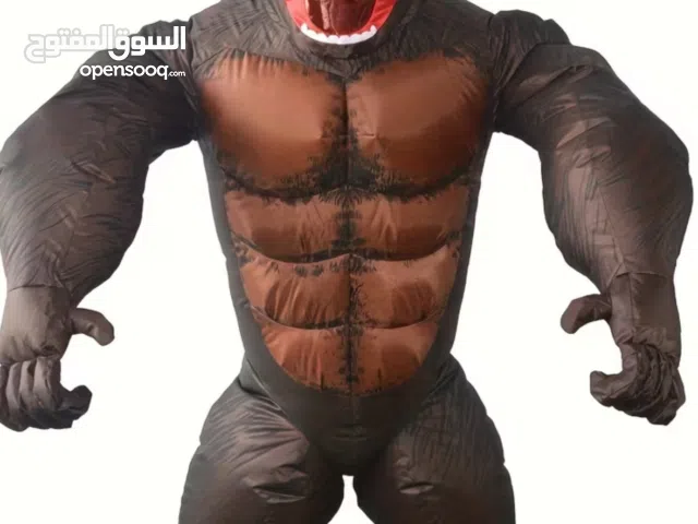 Gorrila costume for sale with all supplies and batteries for all age للبيع كوستيوم غوريلا كل الاعمار