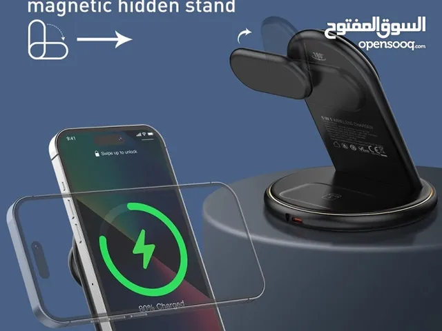 شاحن وايرليس 5 في 1 Ldnio 5 IN 1 Desktop Wireless Charging Station WL02