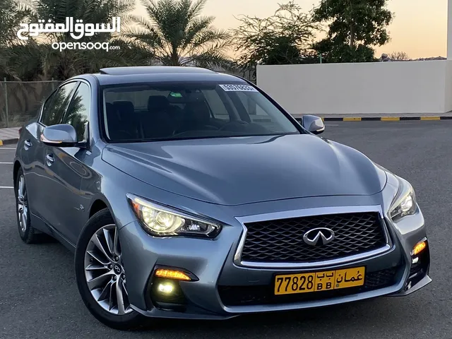 انفينيتي Q50 اقل من سعر السوق حادث وممشى  بسيط جداً