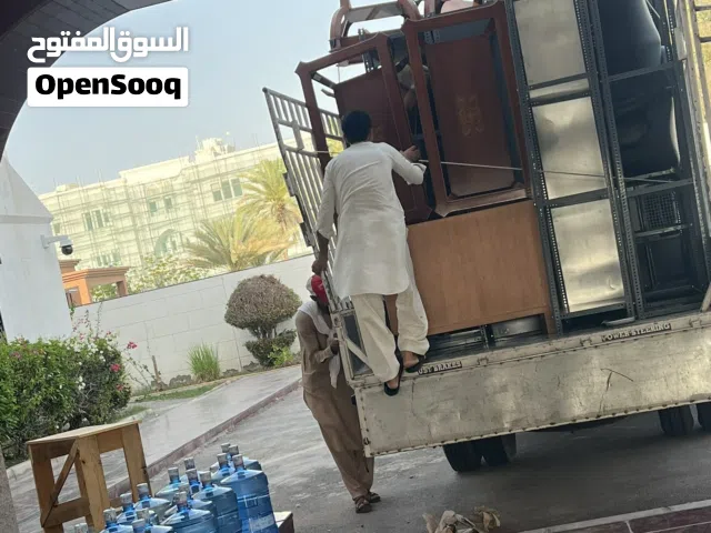 نقل وفك وتركيب اثاث المنزل والمكتب وتغليف :باداره عمانيه:نوفر جميع الشاحنات