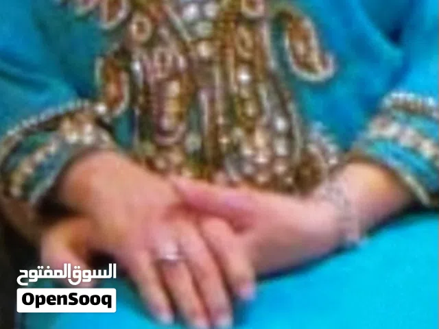 جلابية لون تركواز مقاس لارج جلابية لون فوشي مقاس ميديم
