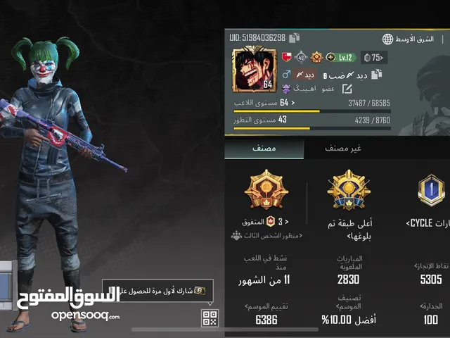 Pubg Accounts and Characters for Sale in Al Sharqiya