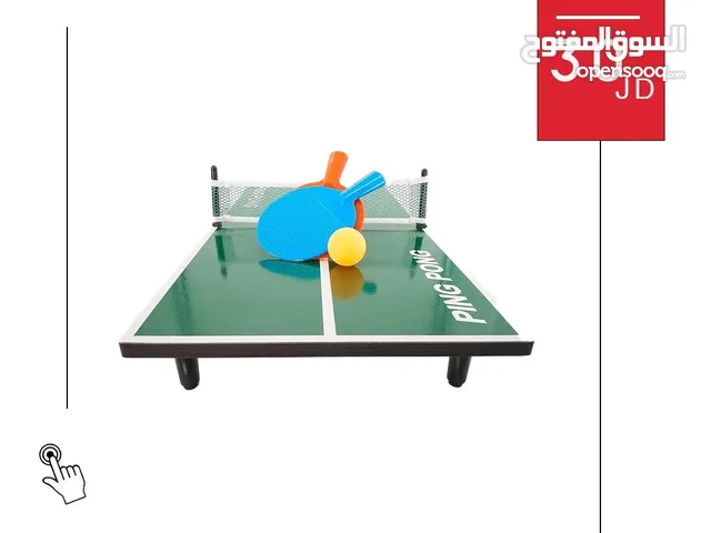 طاولة تنس ميني أصلية  خفيفة وعملية للمنزل والمكتب تناسب الأطفال والكبار للترفيه وتنمية المهارات