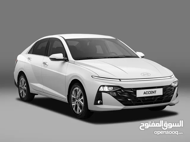 Hyundai Accent 2024 for quarterly rent in Jubail for SR 2350 per month