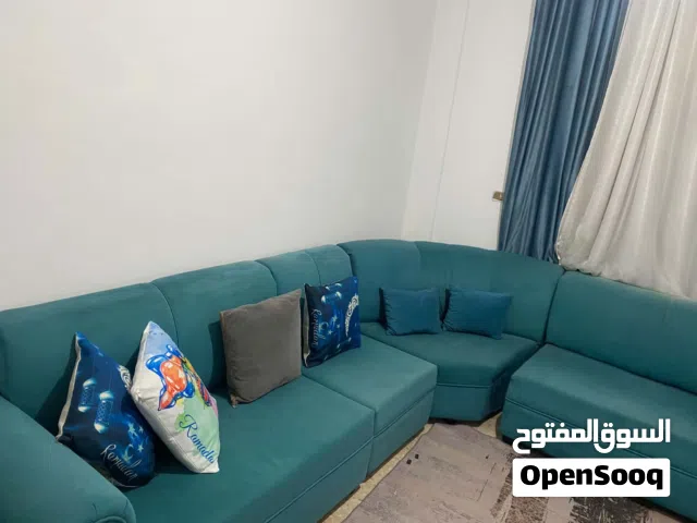 كورنر شبه جديد مع البرادي والسجادة