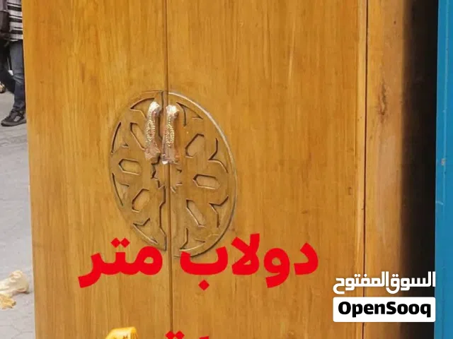 ماشاء الله ربنا يبارك لصاحب النصيب  دولاب شبابي درفتين خشب كونتر وقواشيط زان  بحالة ممتازة عرض 8