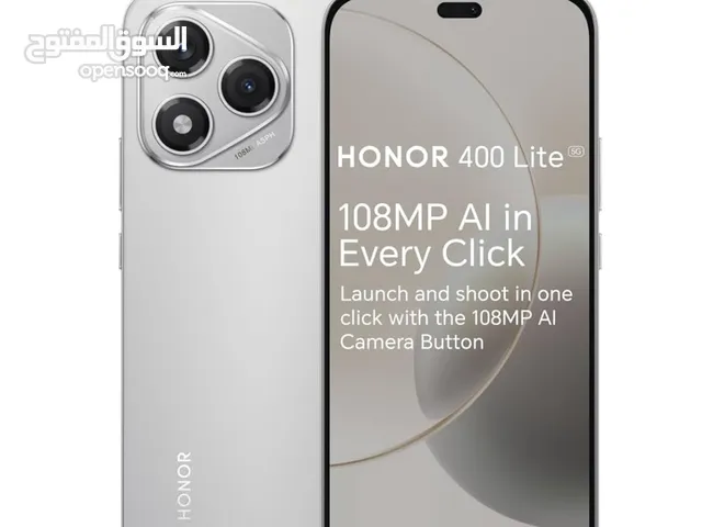 Honor 400 lite 5G 256gb with 8+8 ram 108 mp camera brand with new one year warranty