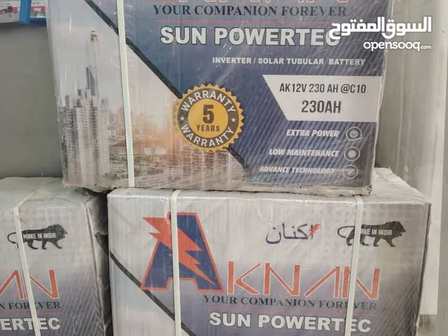 بطاريات طاقه شمسيه ماركة اكنان 230 امبير