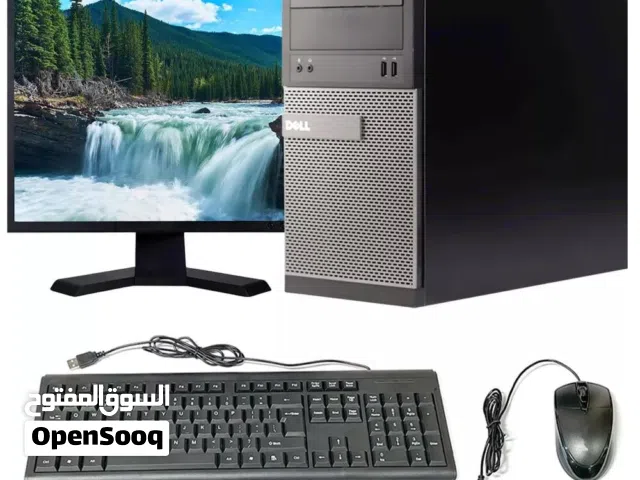 كمبيوتر ديل مكتبي مجدد انتل كور i3 الجيل الثالث مع شاشة 17 انش + جميع الملحقات + واي فاي