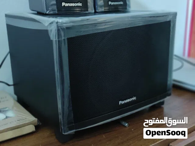سماعات Panasonic أصلية مع سب ووفر بلوتوث USB AUX وراديو بحالة الوكالة وكفالة سنة كاملة جديد