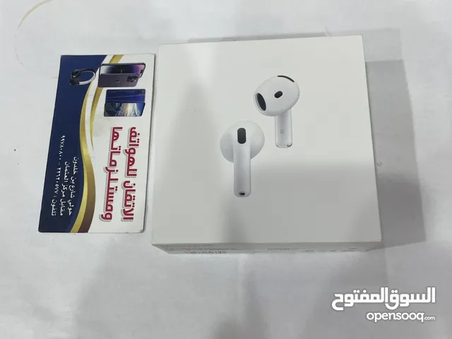 للبيع سماعه آبل جديده اير بودس 4 اصليه بالكرتون كفاله شركه اوريدو