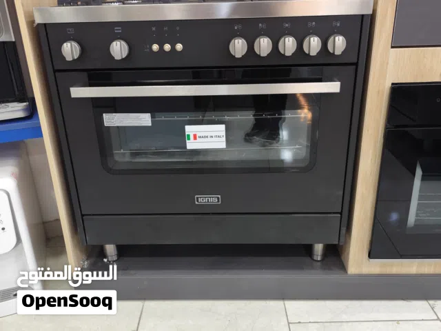 عرض نااار على فرن إيطالي IGNIS مع مراوح مناصب ثقيله 90 سم اسود
