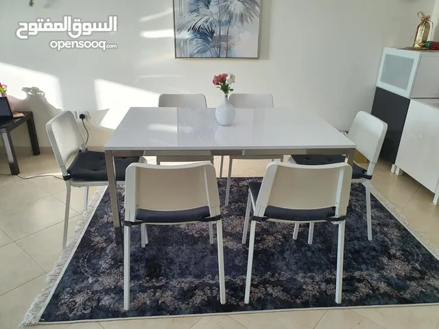 For Sale: IKEA Dining Table with 4 Chairs - Scratch-Free, Modern Design