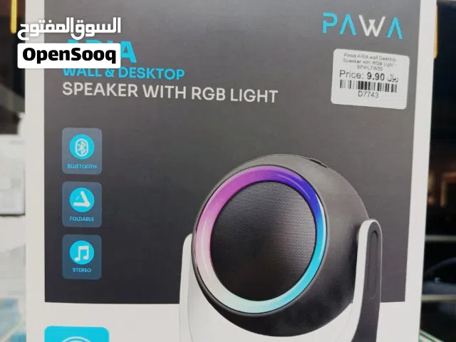PAWA ARIA WALL DESKTOP SPEAKER WITH RGB LIGHT .NEW