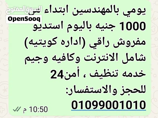 Furnished Daily in Giza Mohandessin