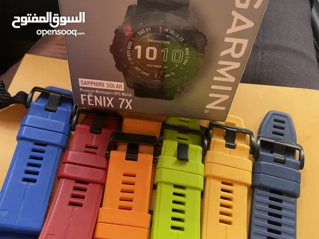 ساعة جارمن FENIX 7X GARMIN  قابل واتساب   لتواصل