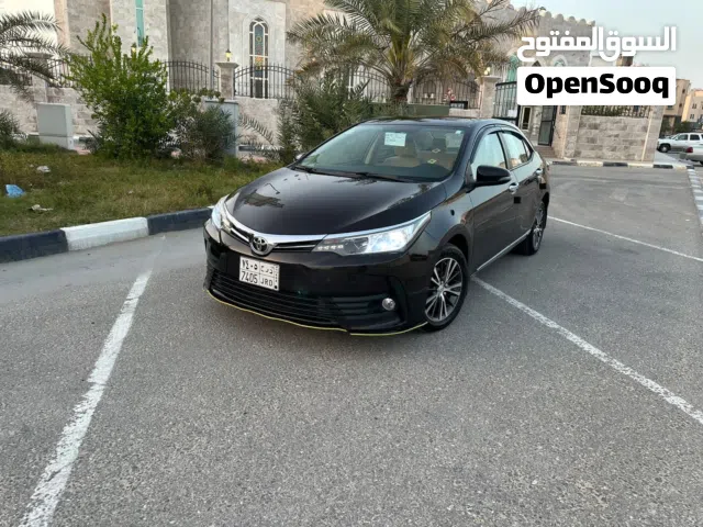 تويوتا كورولا للبيع كاش أو أقساط الموديل 2018 الموتر بحال الوكاله شرط الفحص