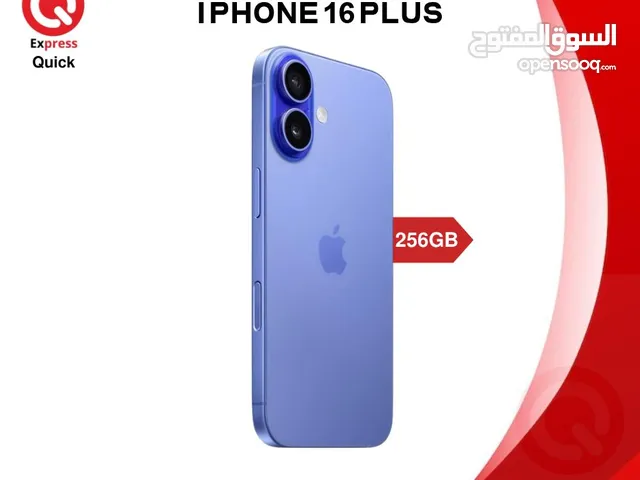 IPHONE 16 PLUS ( 256GB ) NEW /// ايفون 16 بلس ذاكره 256 جيجا الجديد