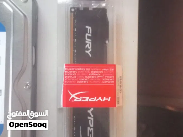 رام هايبر اكس فيوري RAM HyperX Fury 8GB ddr3  و هارديسك 500GB نوعية WD