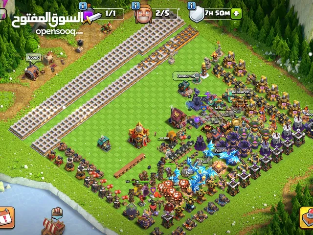 حساب clash of clans