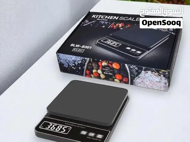 Digital Kitchen Scale With LCD Display For Cooking  ميزان مطبخ رقمي مع شاشة LCD للطهي