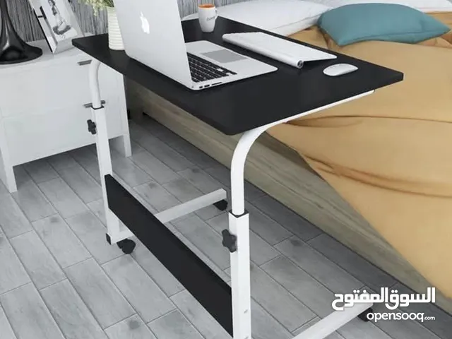 مكتب طلابي عملي ومتنقل بيسع لابتوب وادوات مدرسية سطح واسع عجلات قوية مع فرامل ارتفاع قابل للتعديل