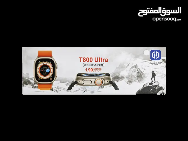ساعة الترا T800سير اسود